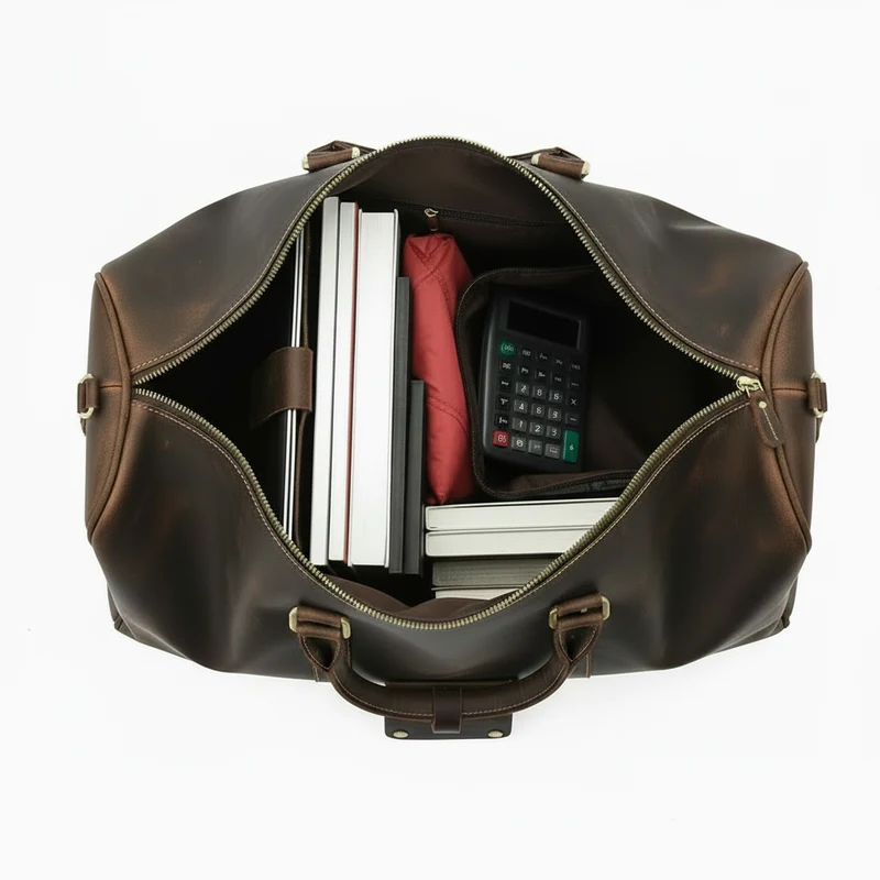 Sac en Cuir de Voyage pour Homme