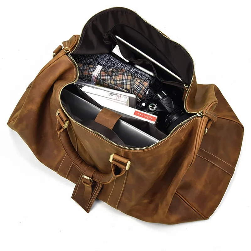 Sac en Cuir de Voyage pour Homme