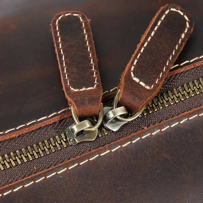 Sac de Voyage Homme en Cuir Marron