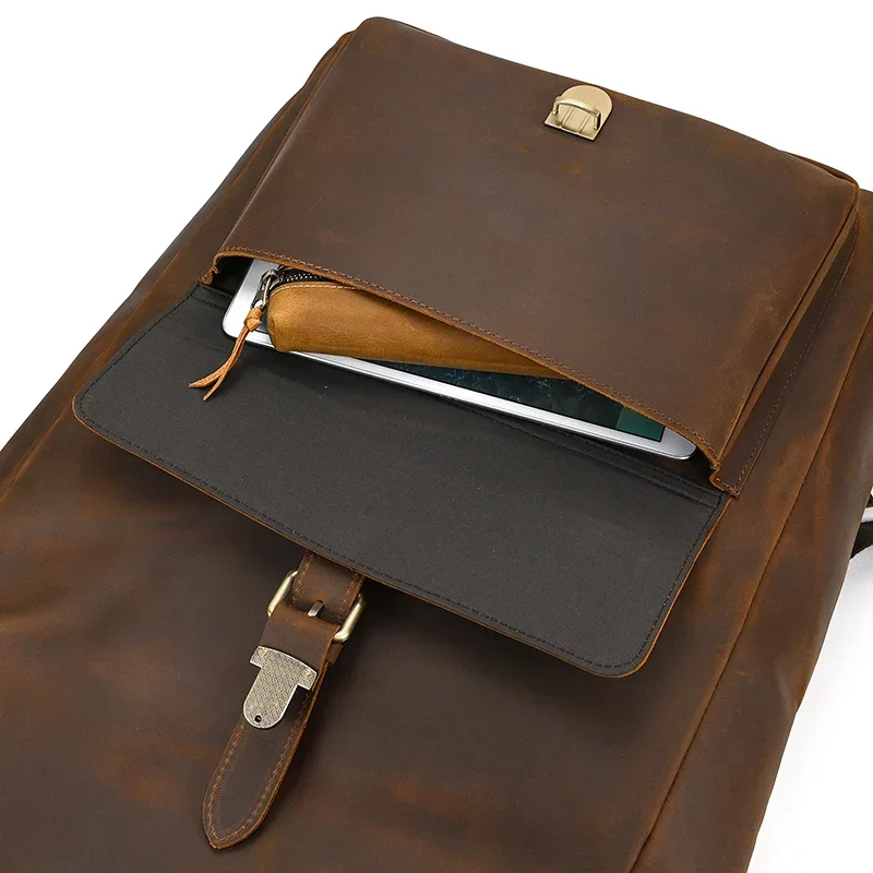 Sac à Dos en Cuir pour Homme Vintage