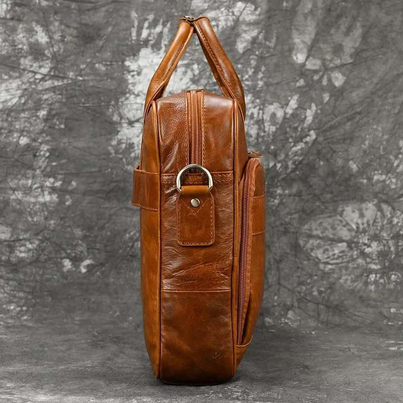Sacoche Ordinateur en Cuir pour Homme