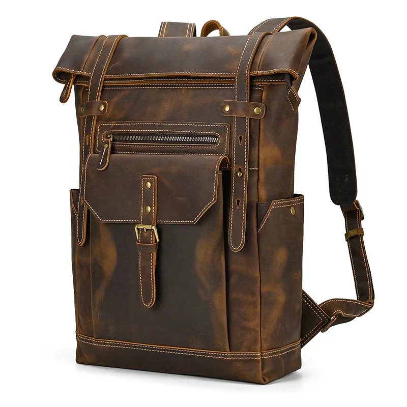 Sac à Dos Homme Cuir Marron