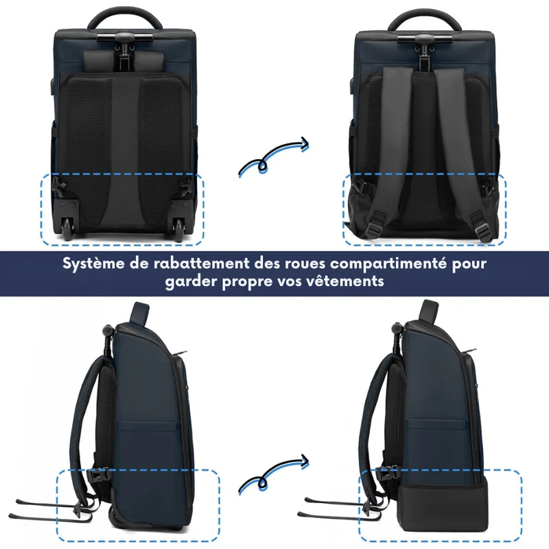 Sac à Dos à Roulettes