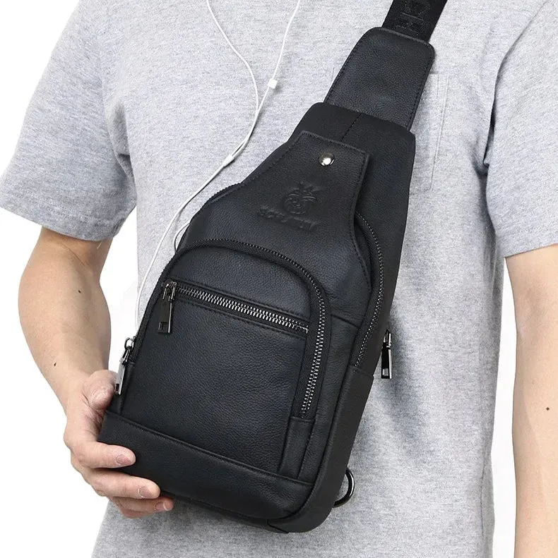 Sacoche Cuir Homme Bandoulière