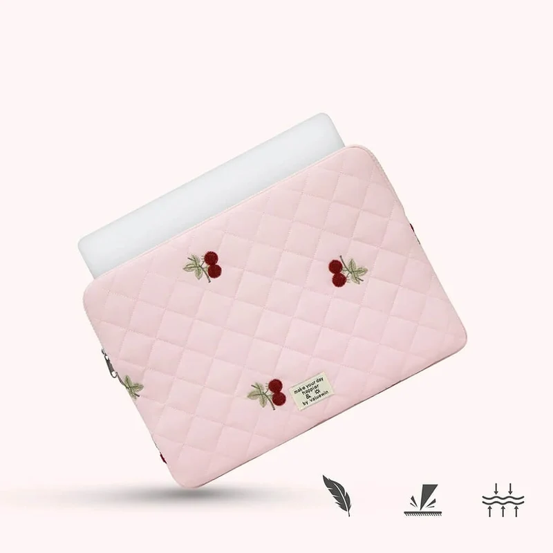 Pochette Ordi et Tablette - Cerise Rose