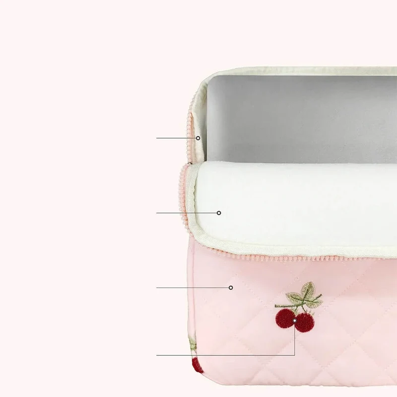 Pochette Ordi et Tablette - Cerise Rose