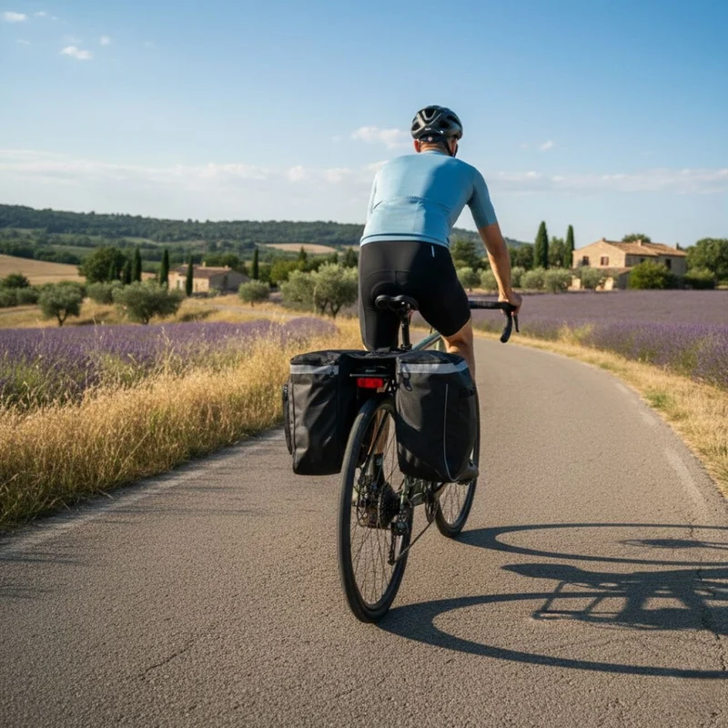 Sacoche double pour vélo Imperméable | pour porte bagages, 25L