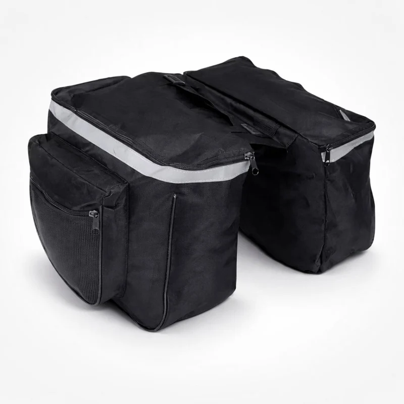 Sacoche double pour vélo Imperméable | pour porte bagages, 25L