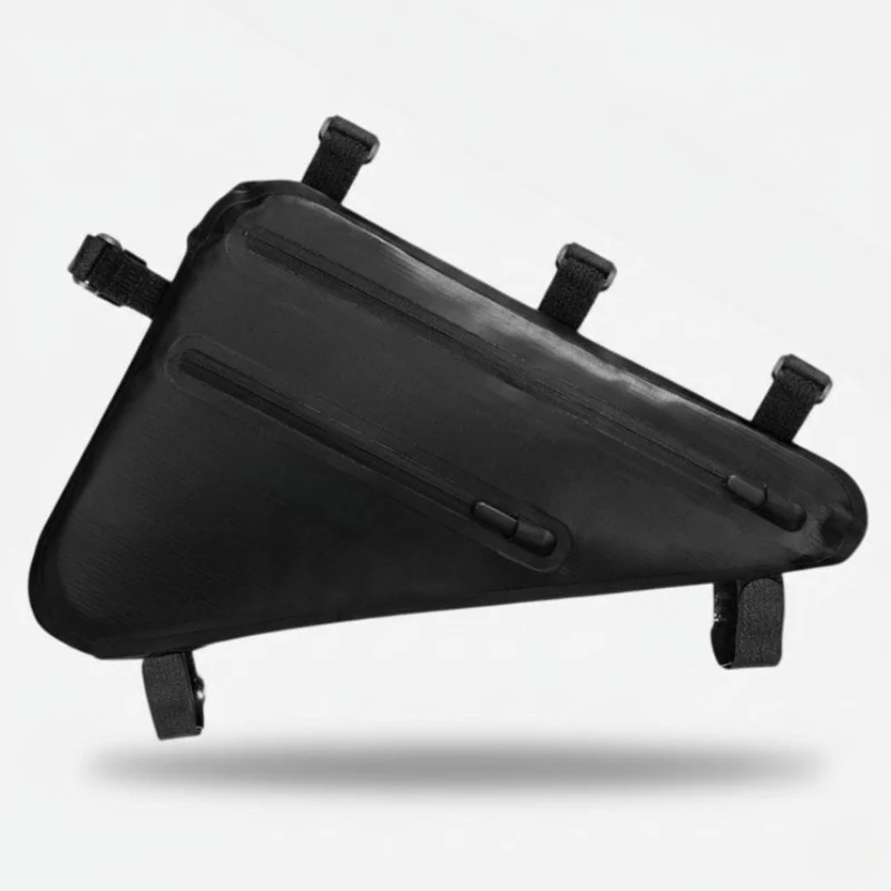 Sacoche cadre vélo Bikepacking imperméable | Fixation 3 points - 3,3L