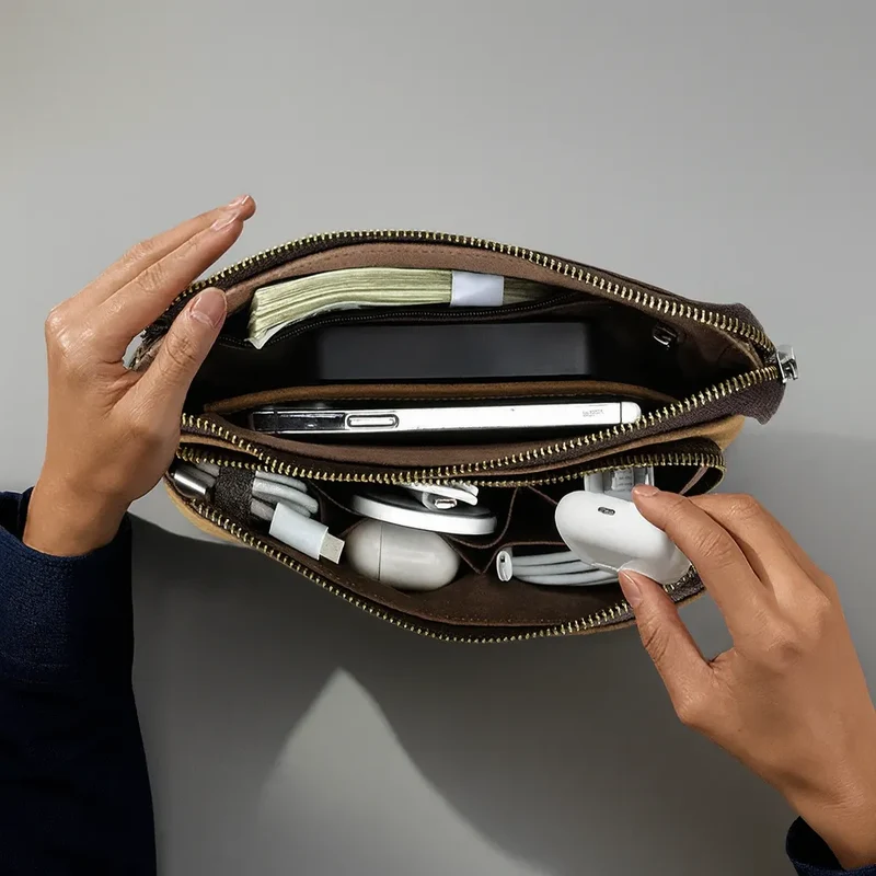 Pochette Cuir pour Homme