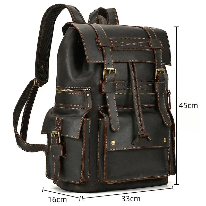 Sac à Dos Cuir Vintage Homme