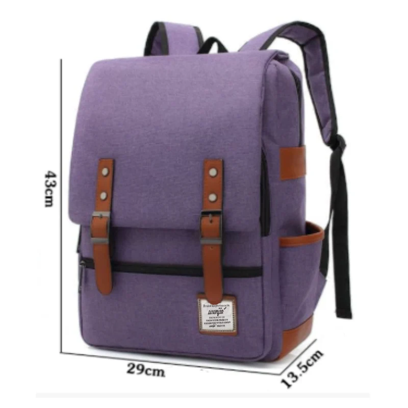 Sac à Dos en Tissu Vintage