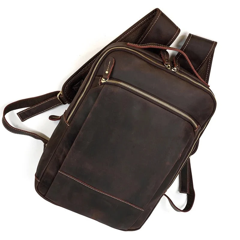 Sac à Dos Cuir Vintage