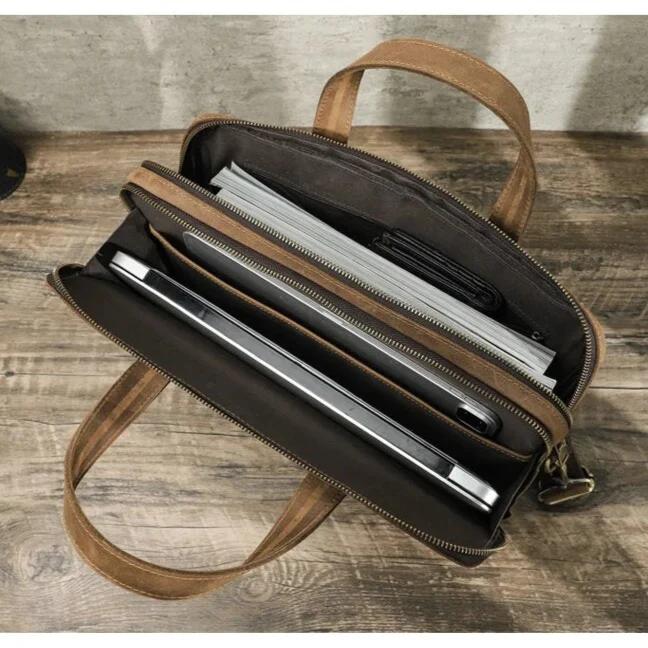Sacoche Ordi Cuir Homme - Francfort