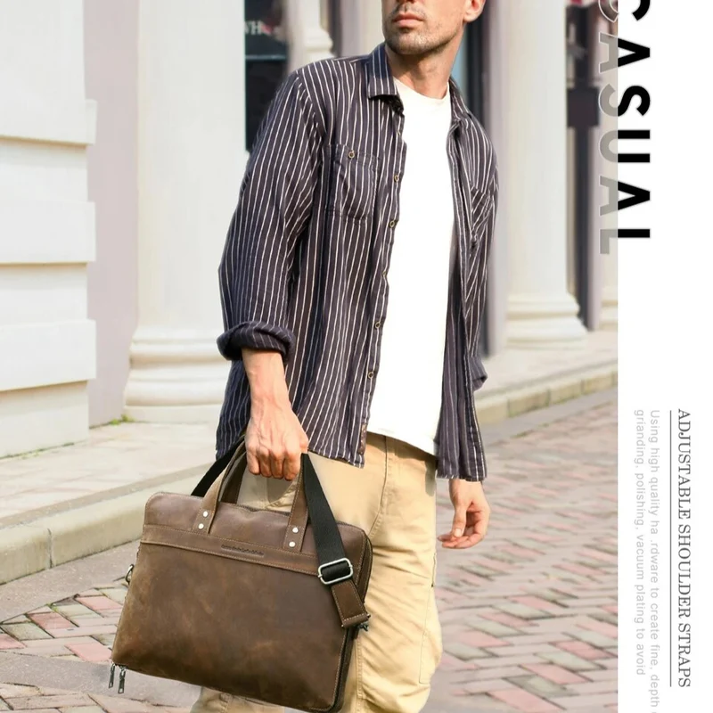 Sacoche Ordi Cuir Homme - Francfort