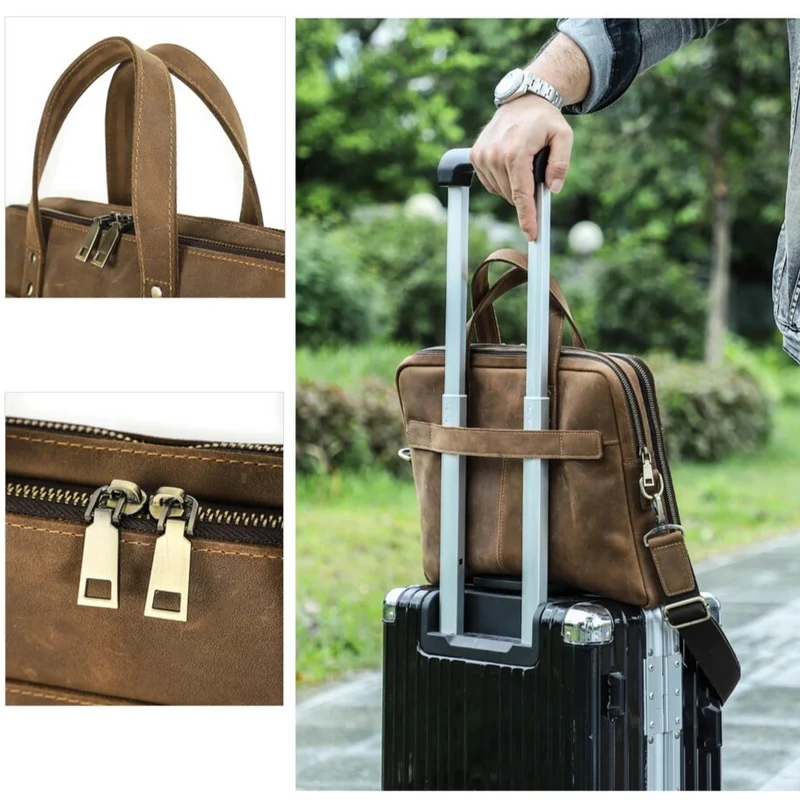 Sacoche Ordi Cuir Homme - Francfort