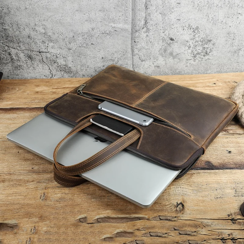 Sacoche Ordinateur Homme Cuir - Skiny