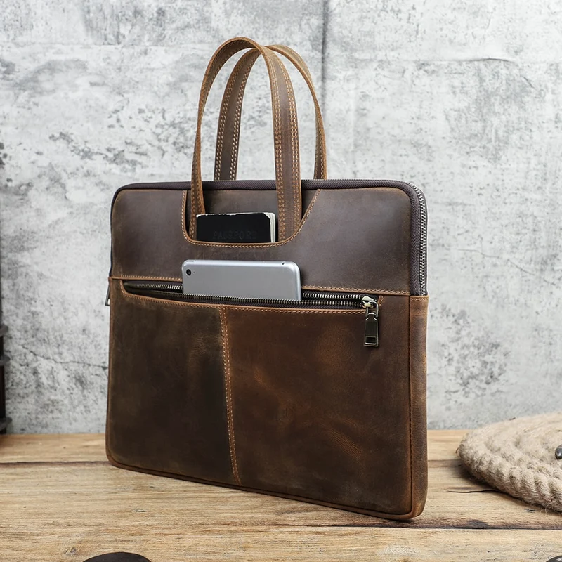 Sacoche Ordinateur Homme Cuir - Skiny
