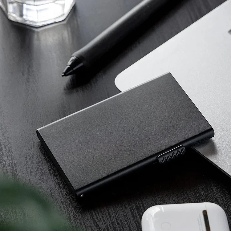 Porte-Cartes en Aluminium pour Homme
