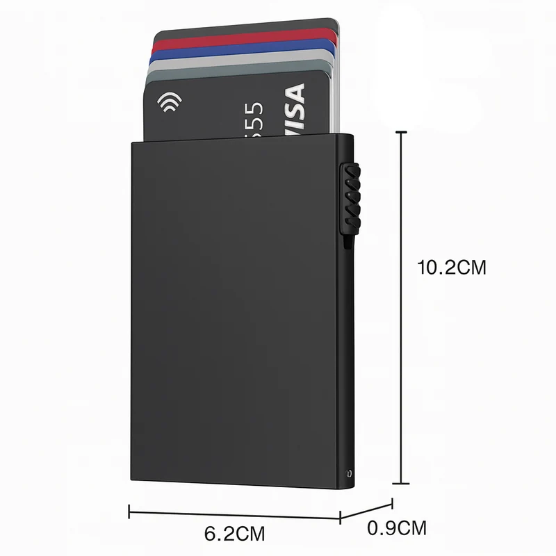 Porte-Cartes en Aluminium pour Homme