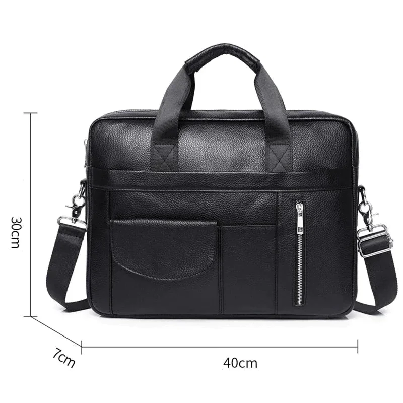Sacoche Homme Cuir Noir