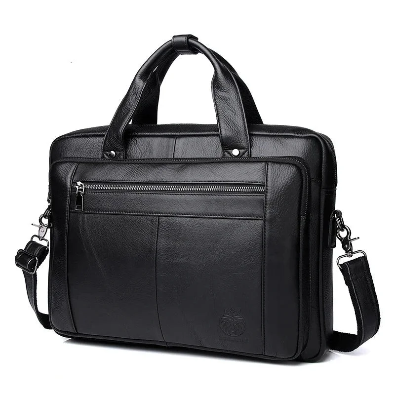 Sacoche Cuir Noir Homme