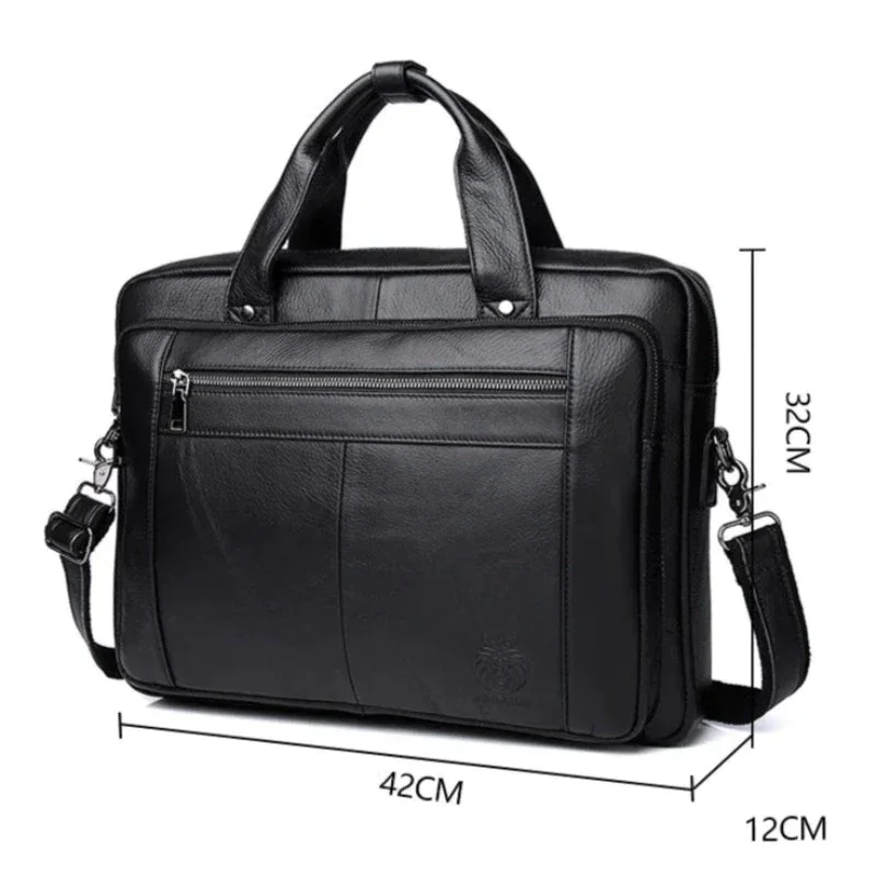 Sacoche Cuir Noir Homme