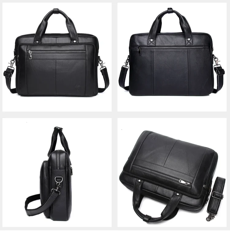 Sacoche Cuir Noir Homme