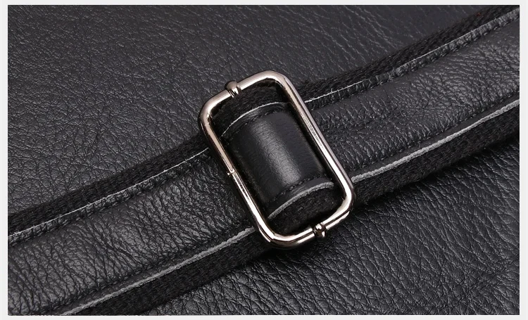 Sacoche Cuir Noir Homme