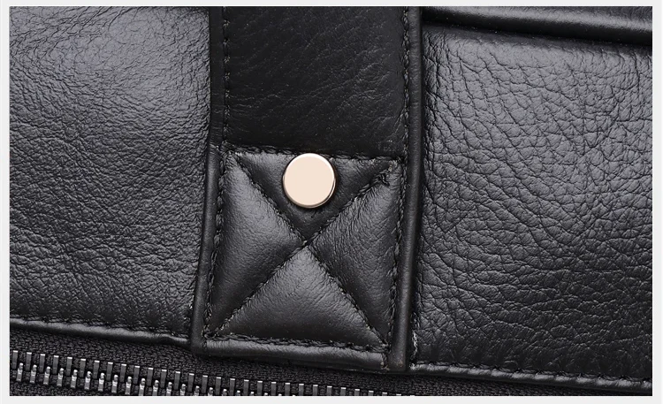 Sacoche Cuir Noir Homme