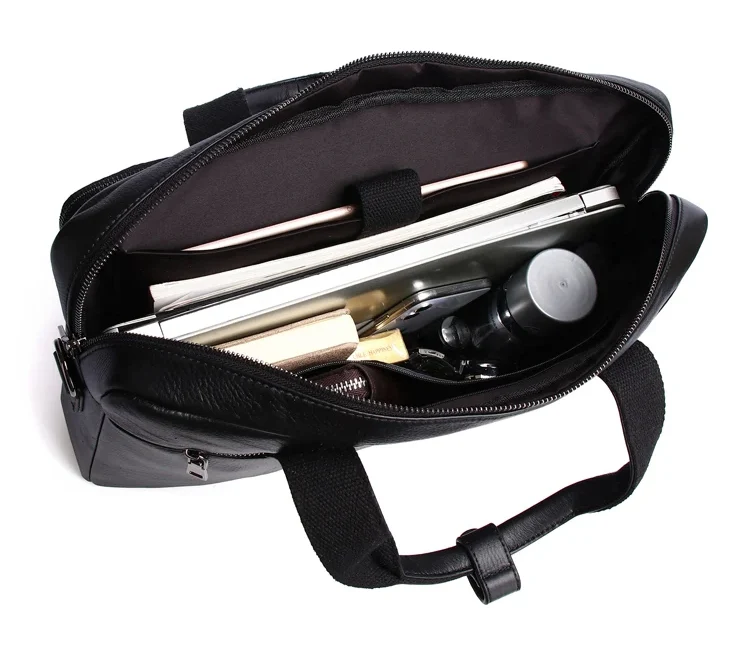Sacoche Cuir Noir Homme