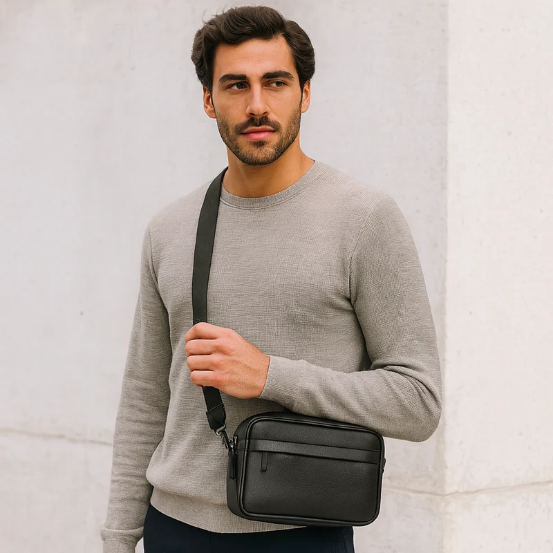 Sacoche Rectangulaire Homme