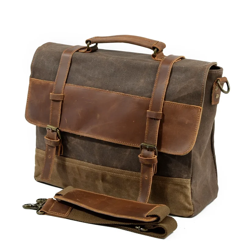 Sacoche Cuir Vintage Homme