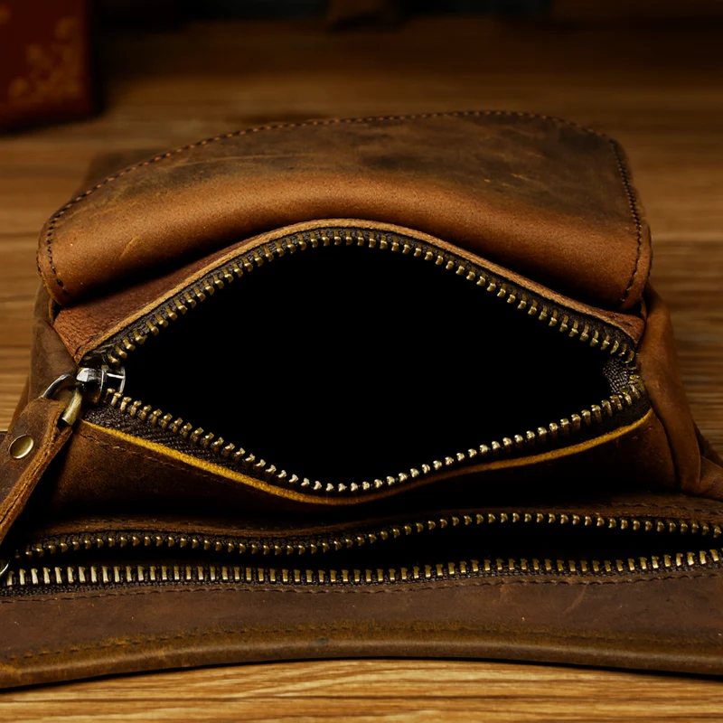 Sacoche de Jambe Cuir Homme