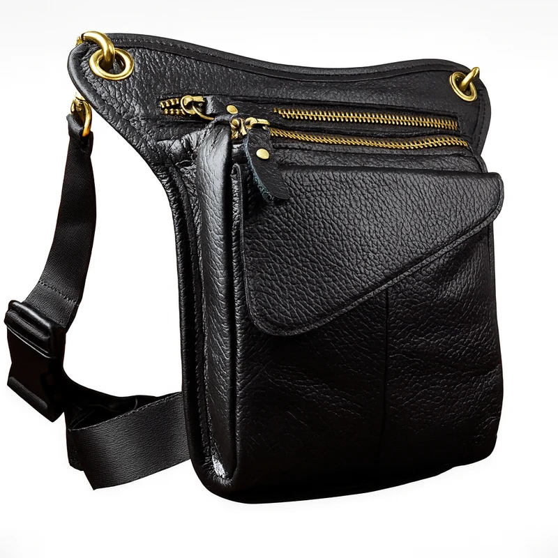Sacoche de Jambe Cuir Homme