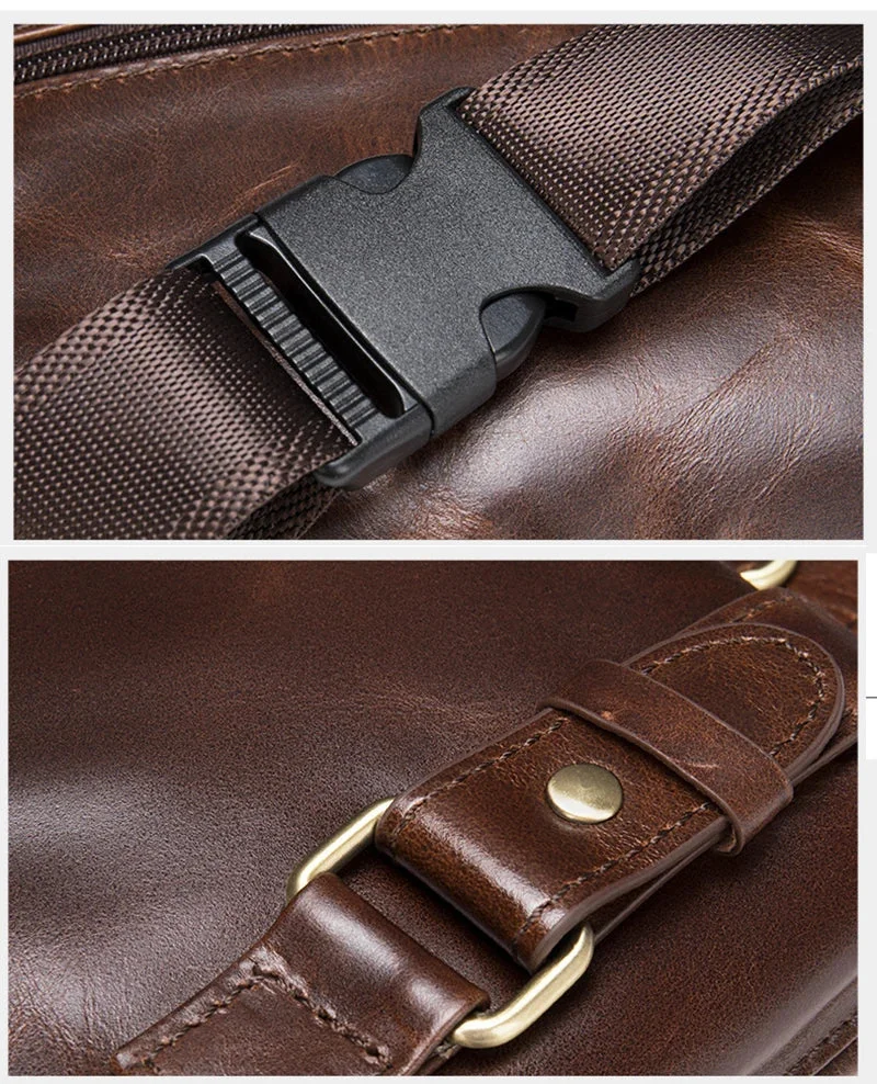 Sacoche Banane Cuir pour Homme