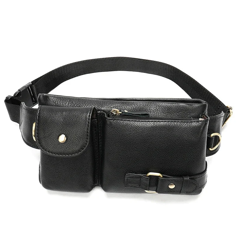 Sacoche Banane Cuir pour Homme