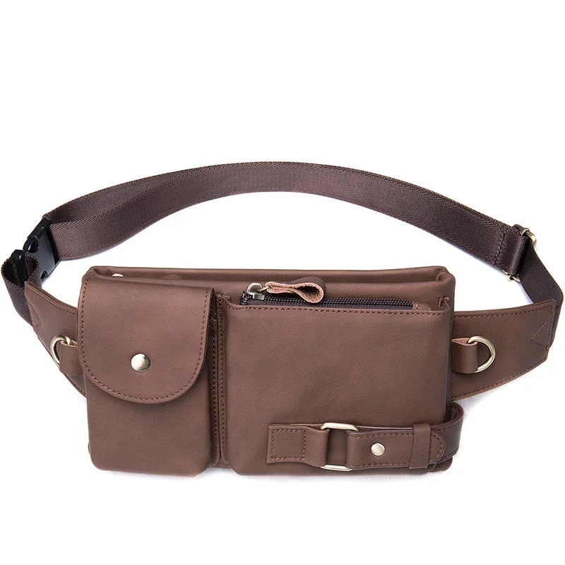 Sacoche Banane Cuir pour Homme