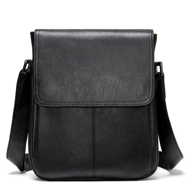 Sacoche Cuir Noire Homme