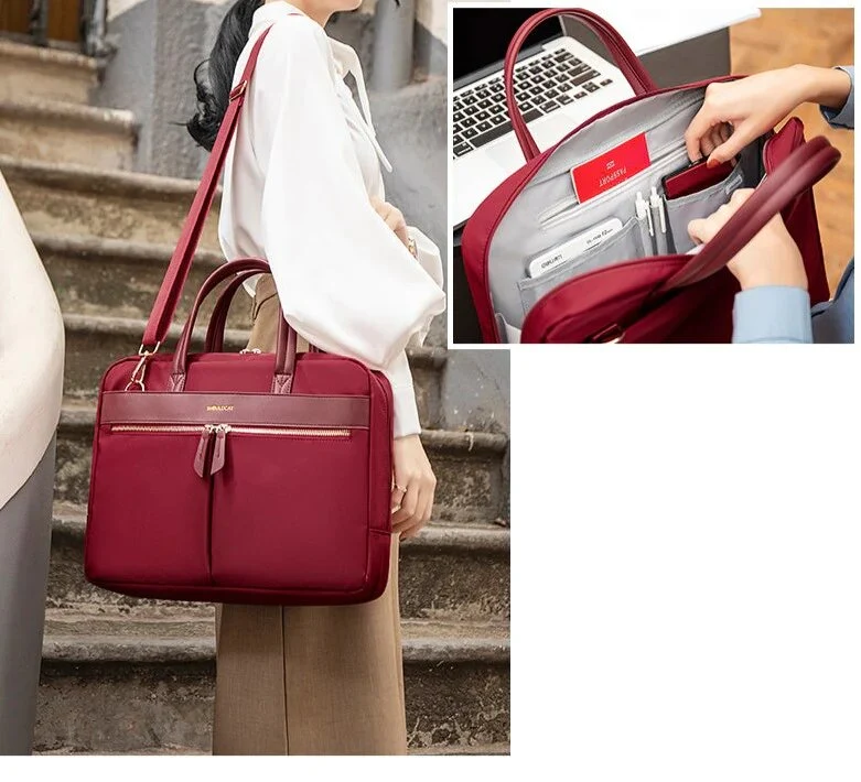 Sacoche Ordi+ protection RFID - Wine
