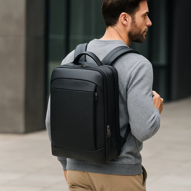 Sac à Dos Ordinateur en Cuir