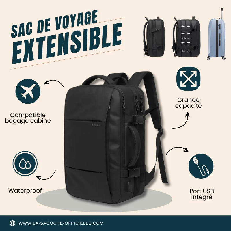 Sac à Dos Cabine Extensible