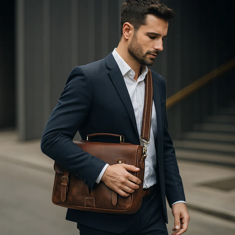 Cartable pour Homme Cuir