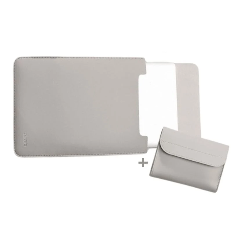 Pochette Ordi Mac ou PC fin + CADEAU - Argile