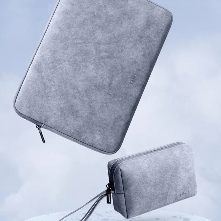 Housse PC - Fluffy Gris +CADEAU