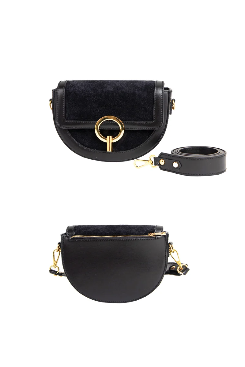 Jim - Sac en cuir bimatière