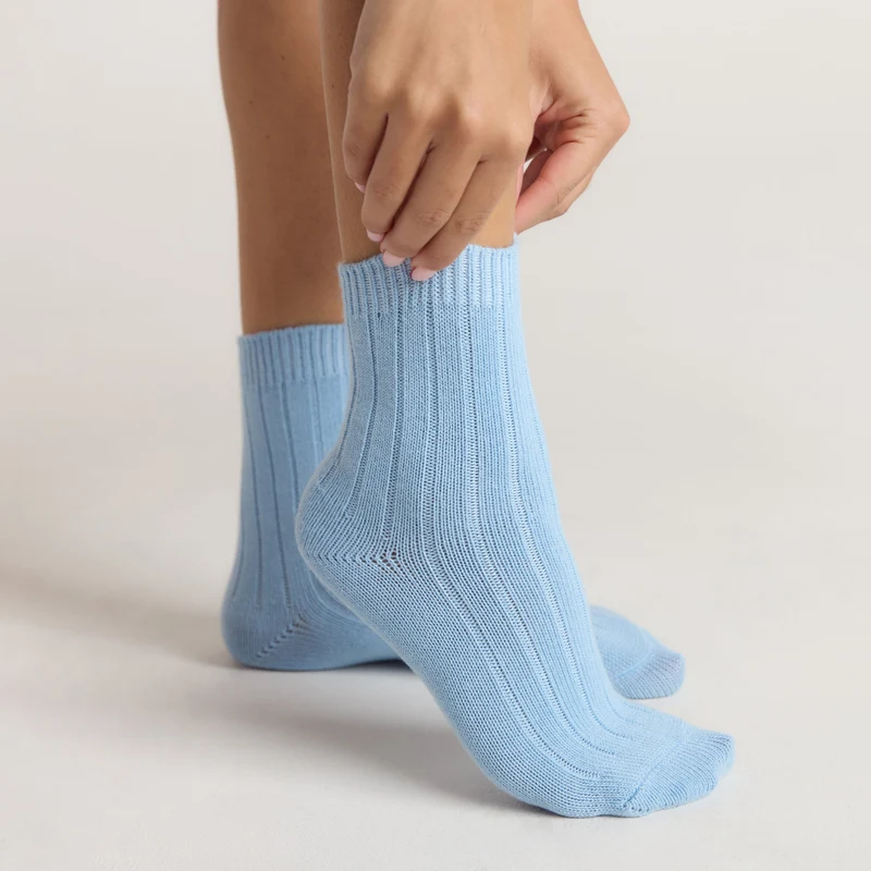 Chaussettes Côtelées (Lot de 3) - Multicolore