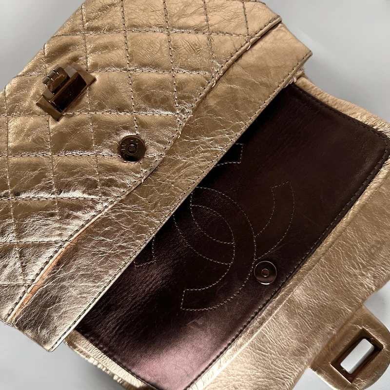 Chanel Sac à main 2.55 en cuir de veau vieilli