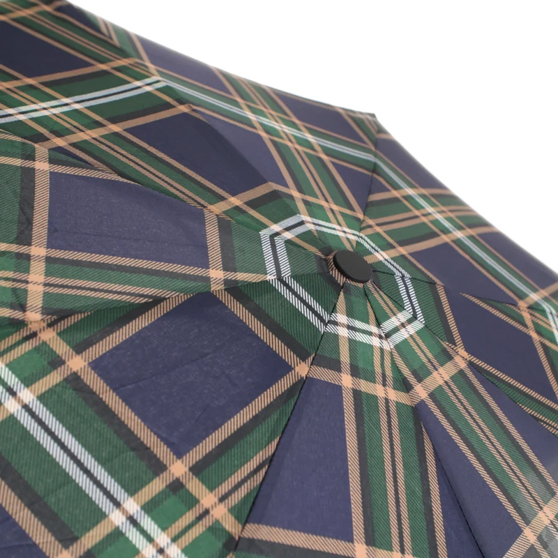 Tracker Plaid print short Umbrella