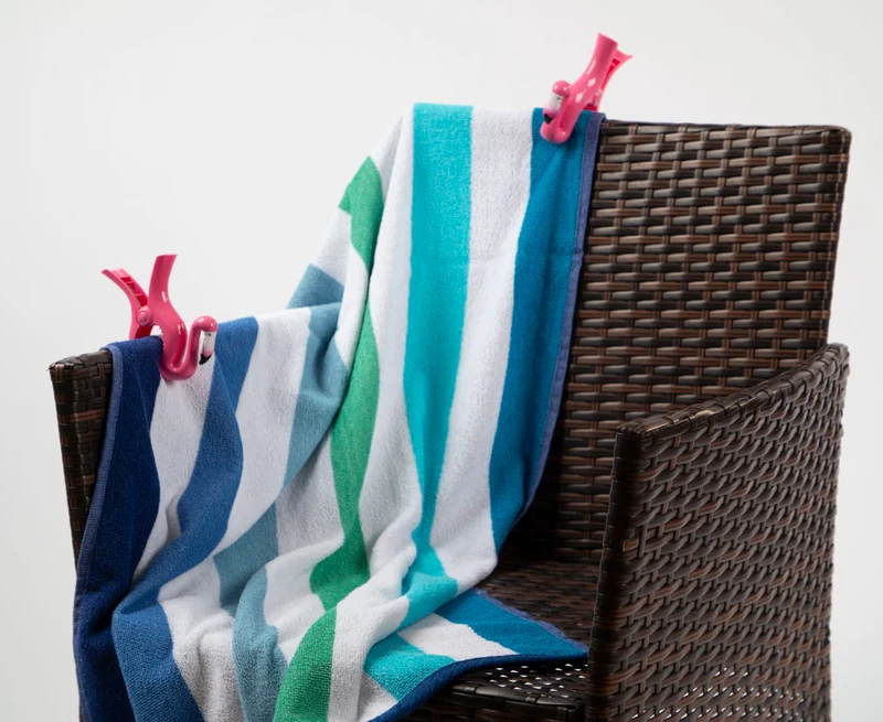 Tracker Beach Towel Clips Flamingo